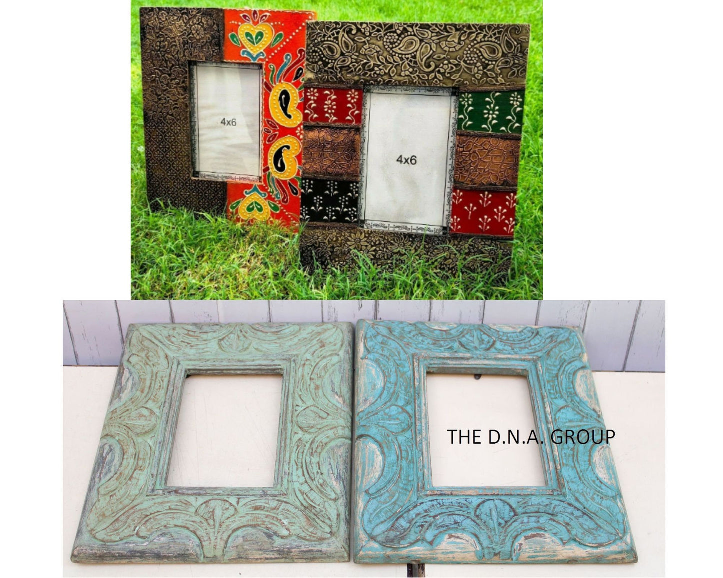 Pet memorial frame Hand Made Brass