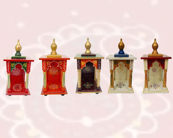 Small Compact Wooden Temple / Mandir