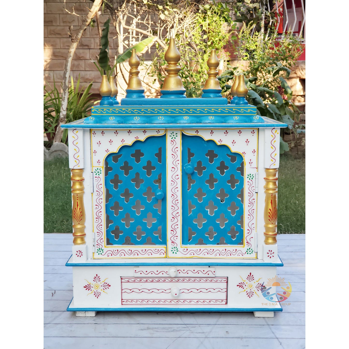 Wooden Wall Mount Temple Hindu Model 1
