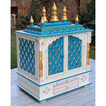 Wooden Wall Mount Temple Hindu Model 1