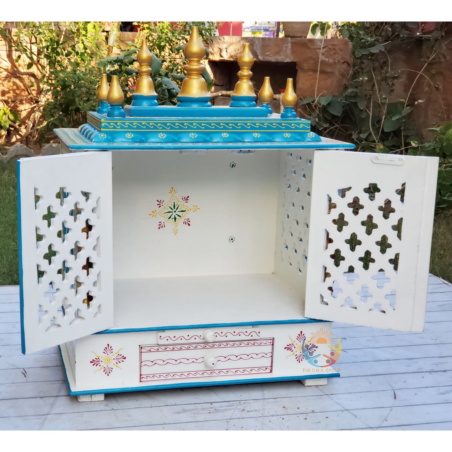 Wooden Wall Mount Temple Hindu Model 1