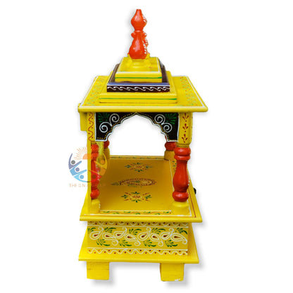 Hand painted Wooden Temple For Home