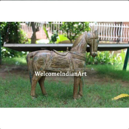 Wooden Handmade Rocking Horse Hand Model 1