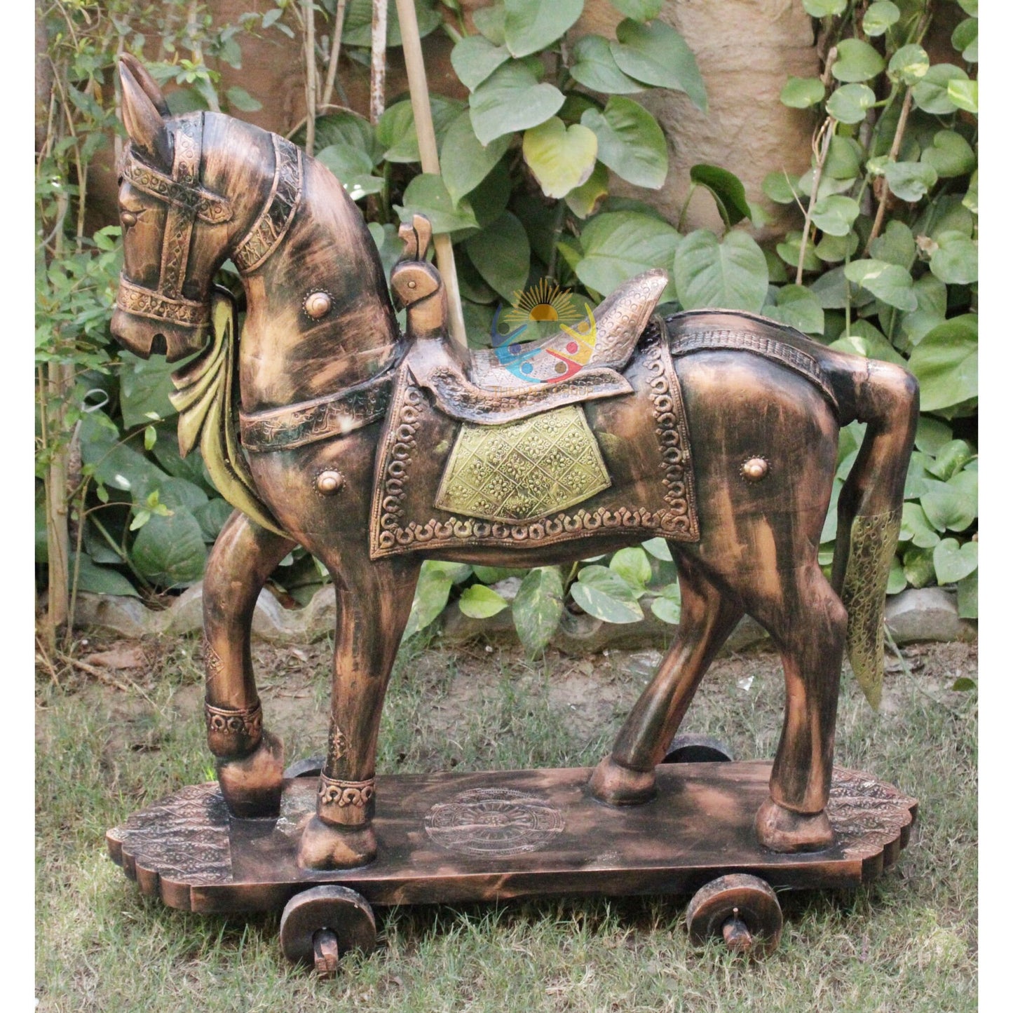 Wooden Handmade Rocking Horse Hand Model 1