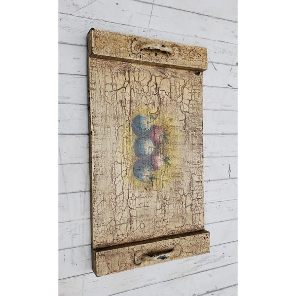 Wooden Handcrafted Rustic Printed Tray with