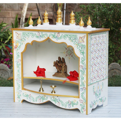 26"Wooden Temple Mandir For Home Indian