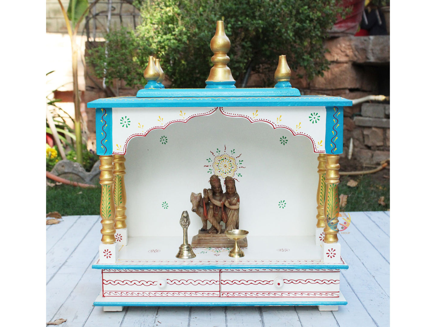 Luxurious Wooden Temple Mandir For Home