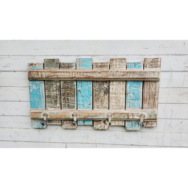 Wood Rustic Key Cloth Crockery Hanger,