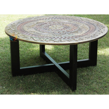 Wooden Folding Coffee Table Dining Model 1