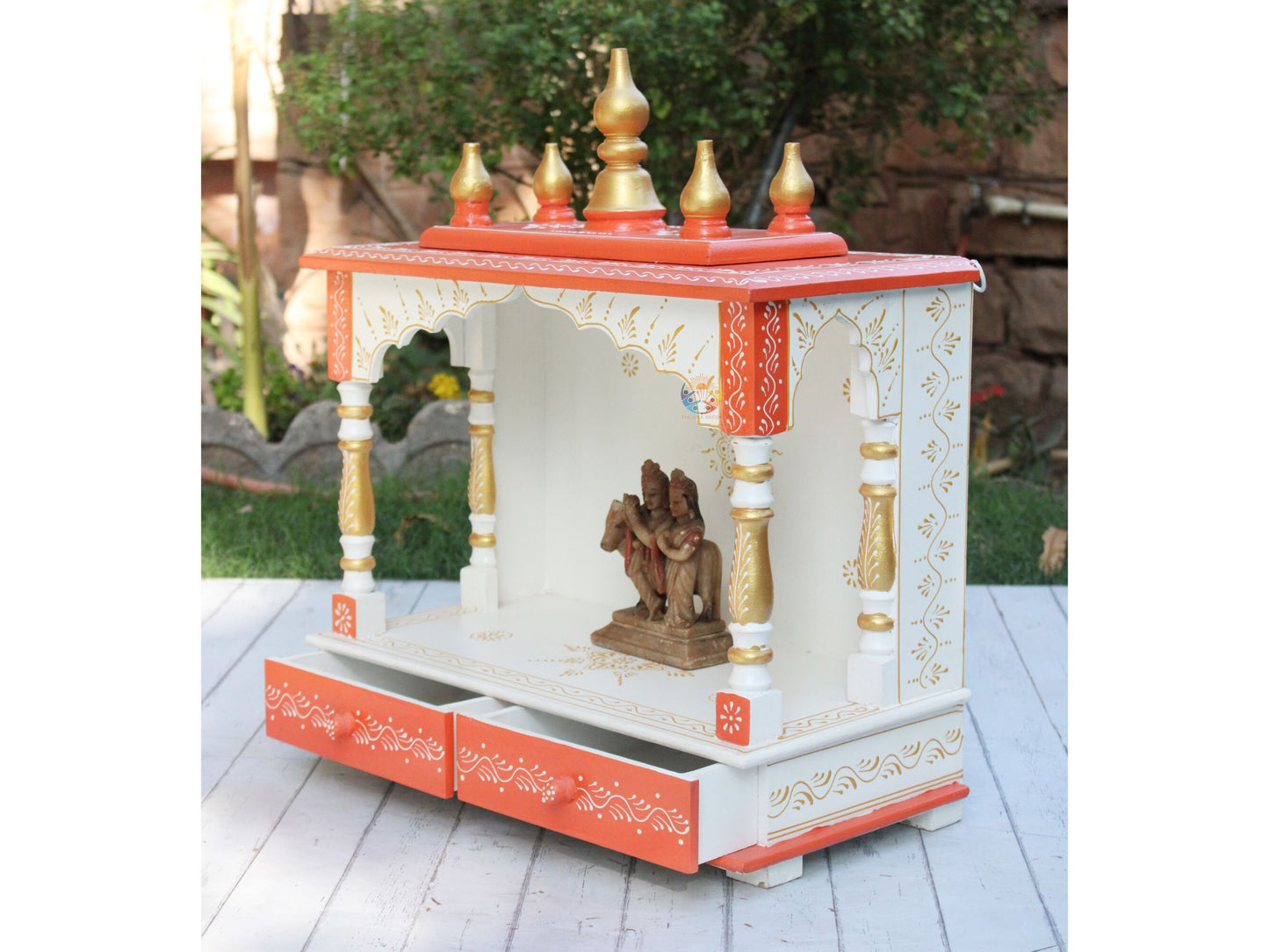 Luxurious Wooden Temple Mandir For Home