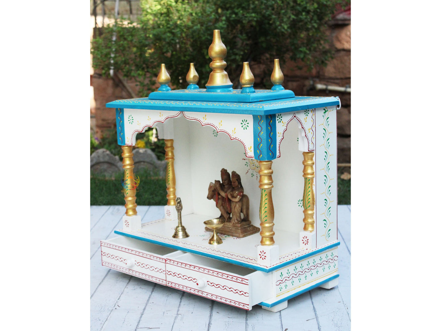Luxurious Wooden Temple Mandir For Home