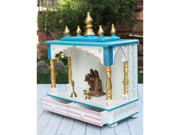 Luxurious Wooden Temple Mandir For Home