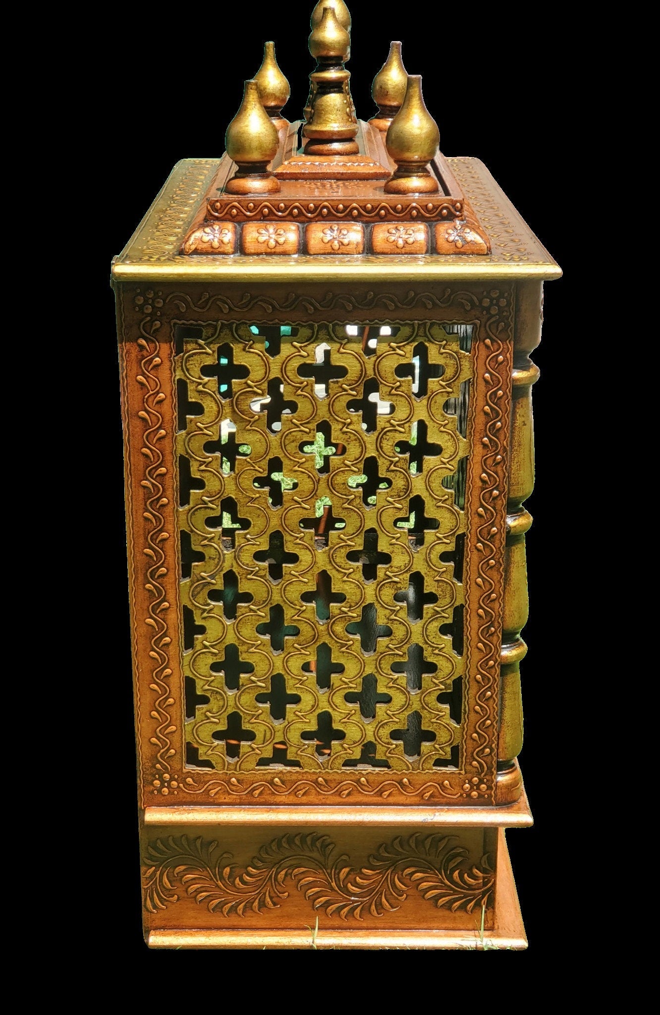Traditional Unique Indian Wooden Copper
