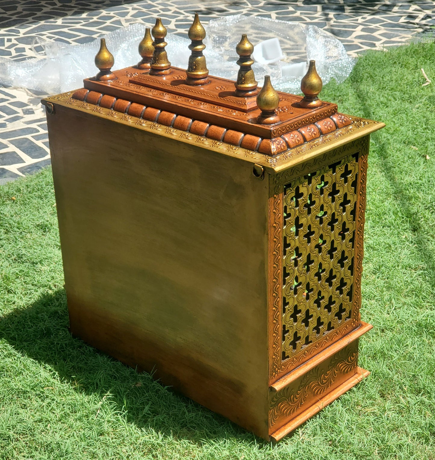 Traditional Unique Indian Wooden Copper