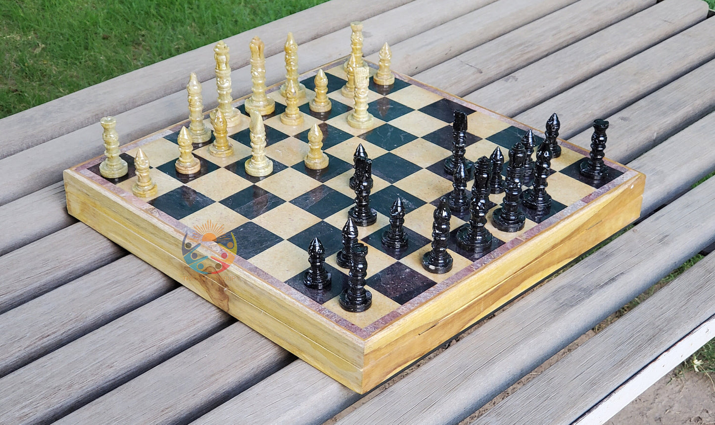 Handcrafted Collectible Chess Board Set