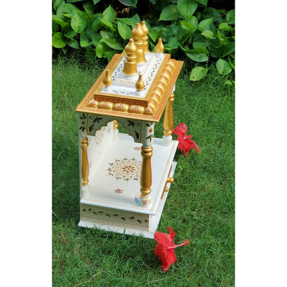 Handcrafted Wooden Hindu Temple Mandir Wooden