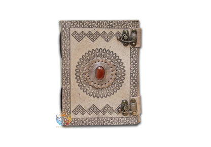 Leather Journal Diary A5 Semi Amethyst