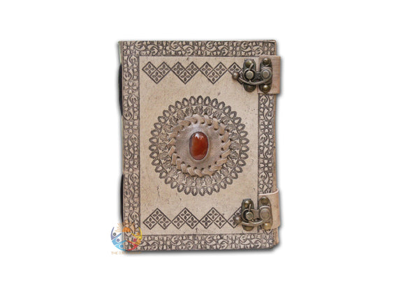 Leather Journal Diary A5 Semi Amethyst