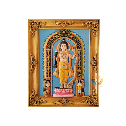 Balak Ram 3D Carved Frame/ Statue Shree Ram