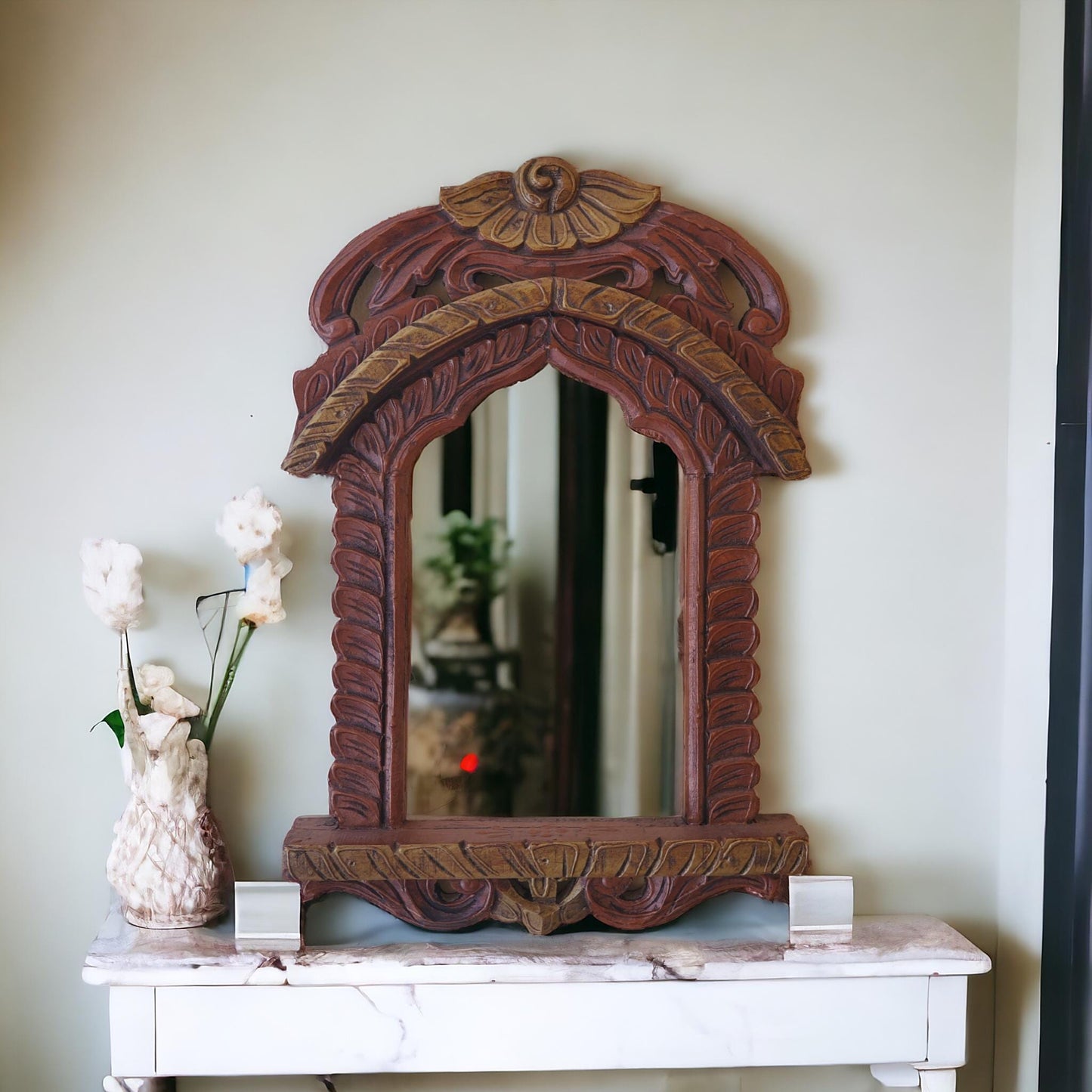 Rajasthani Jharokha Recycled Wood Picture Frame