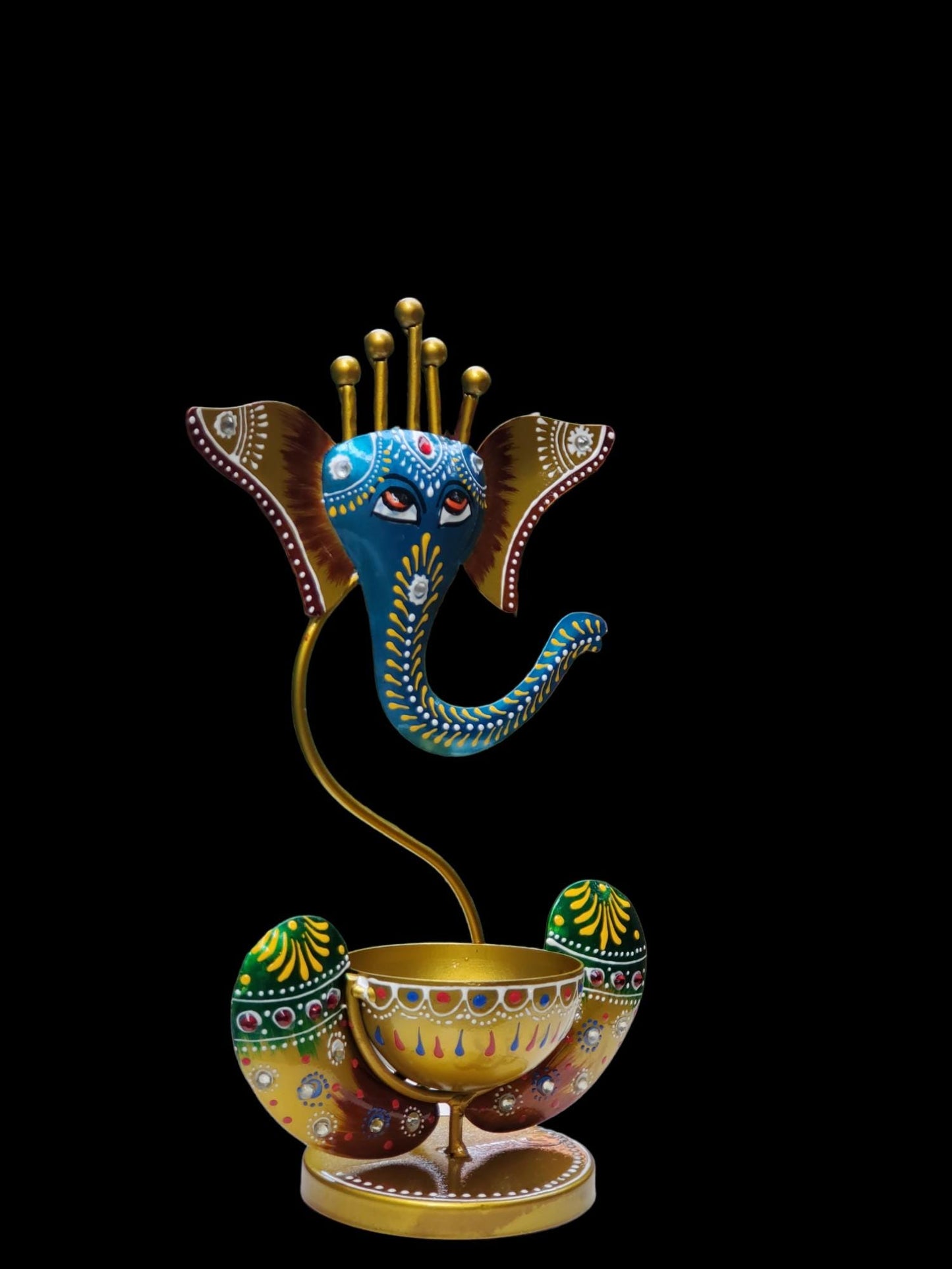 Hand Painted Metal T Light Model 1