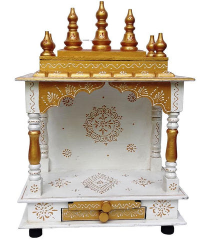 Handcrafted Wooden Pooja Mandir For Wooden