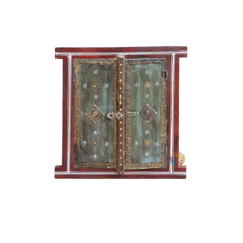 Village Theme Decor Wooden Window