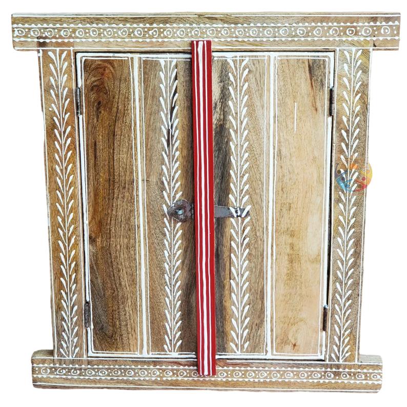 Village Theme Decor Wooden Window