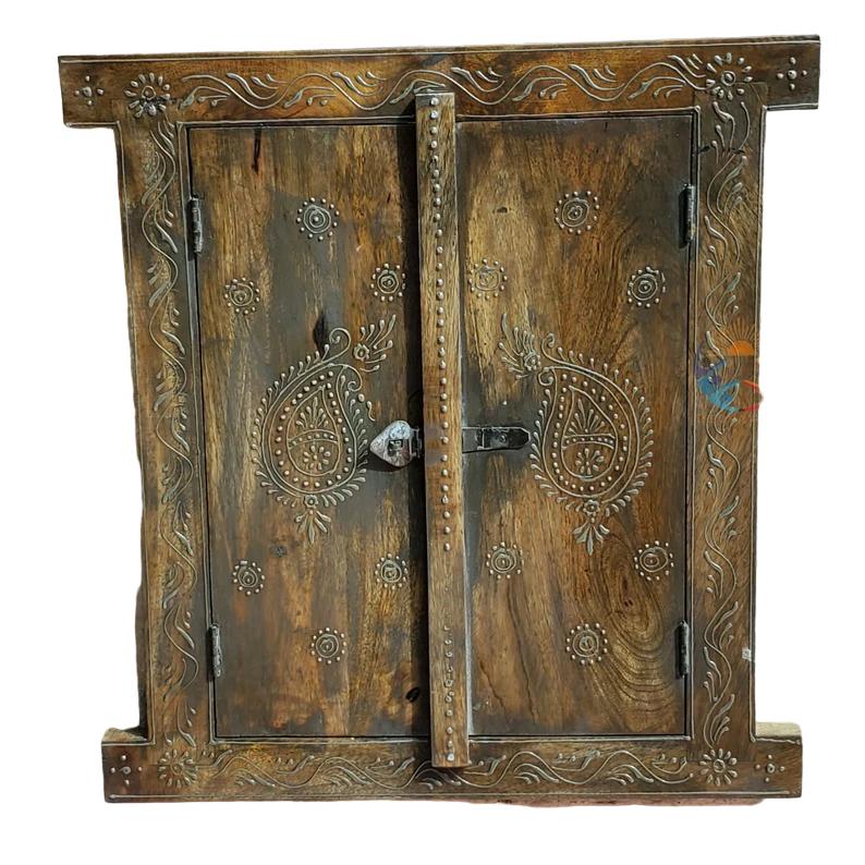 Village Theme Decor Wooden Window