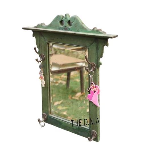 Wooden Hand Carved Mirror