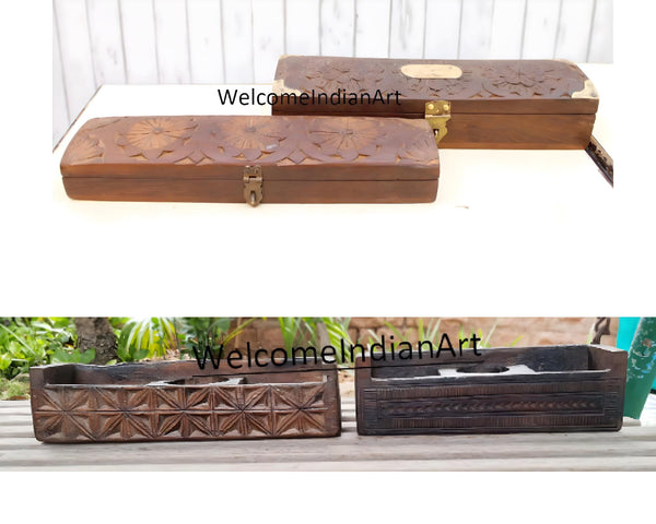 Unique Design Handmade Wooden Box Model 1 ( Lot Of 2 )