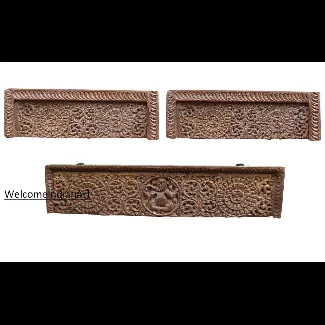 Wooden Carved Wall Hanging Panel Wood