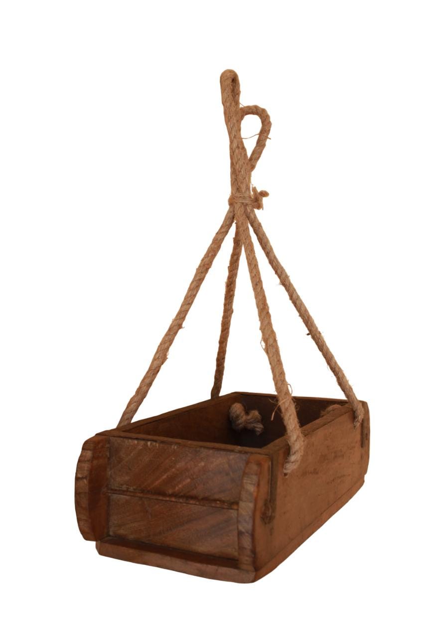 Vintage Hand Carved Wooden Brick Mold
