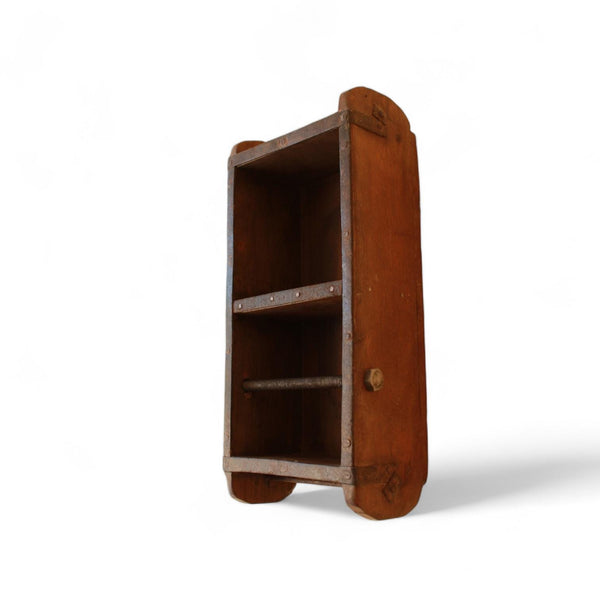 Handcrafted Wooden Toilet Paper Holder -
