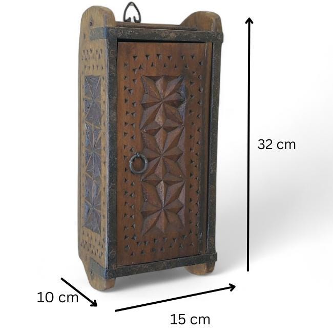 Wooden Key Holder Cabinet for Home