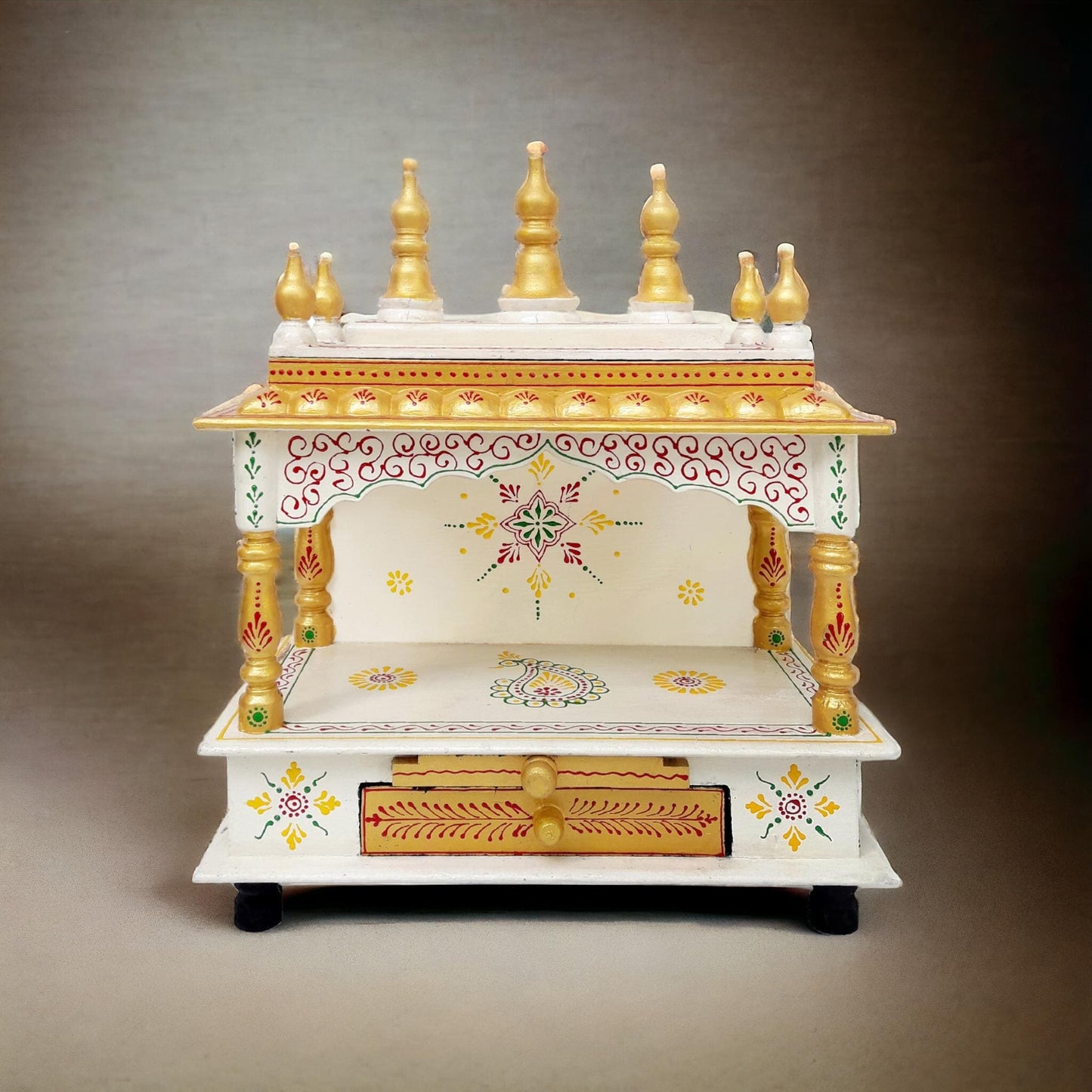 Handcrafted 15*8*18 inch Wooden Temple, Handmade