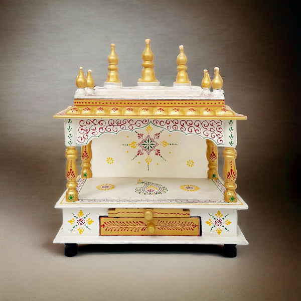 Handcrafted 15*8*18 inch Wooden Temple, Handmade
