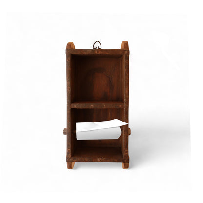 Handcrafted Wooden Toilet Paper Holder -