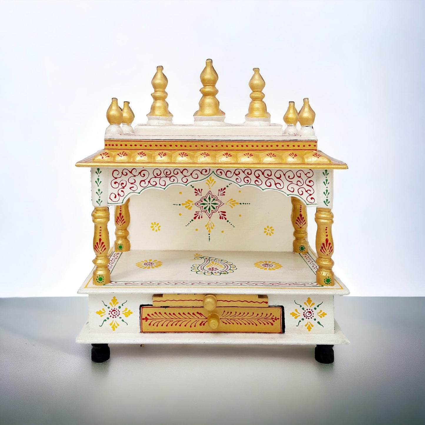 Handcrafted 15*8*18 inch Wooden Temple, Handmade