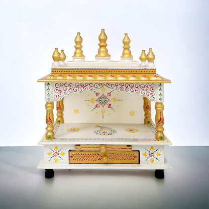 Handcrafted 15*8*18 inch Wooden Temple, Handmade