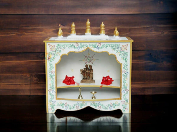 26"Wooden Temple Mandir For Home Indian