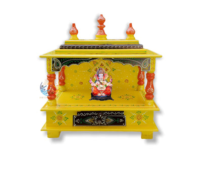 Hand painted Wooden Temple For Home