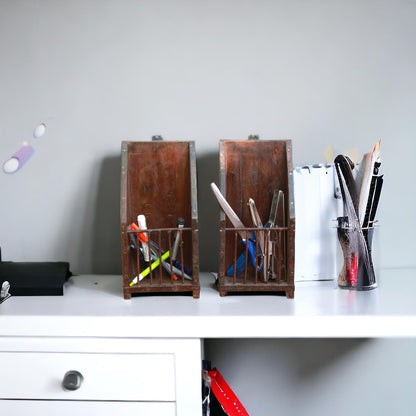 Kitchen Utensil Holder, Wooden Organizer, Wood