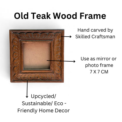 Wooden Photo Frame/Hand Carved Picture Frame/Handcrafted