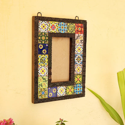 Wooden Picture Frame Handcrafted Wall Mirror