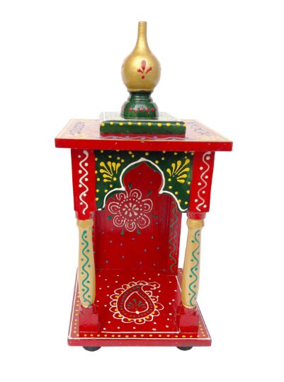 Small Compact Wooden Temple / Mandir