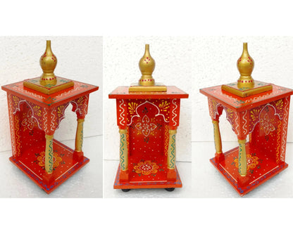 Small Compact Wooden Temple / Mandir