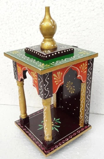 Small Compact Wooden Temple / Mandir