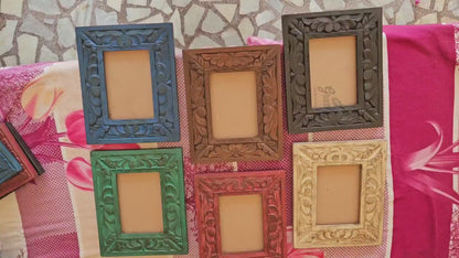 Wall Hanging Wooden Frame | Handcrafted | Teak Wood