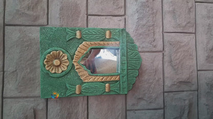 Unique Wood Wall Frame | Handcrafted Photo or Mirror